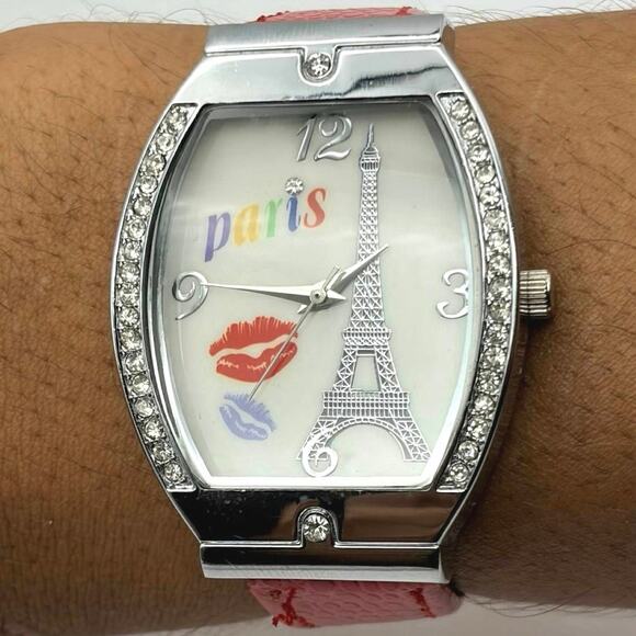 Red Paris Men’s Watch - Picture 1 of 6
